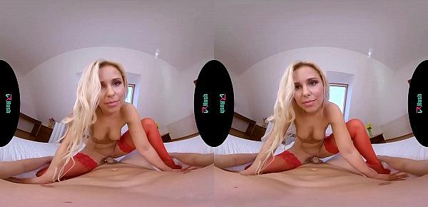  VRHUSH Petite blonde Lola Myluv fucked in POV VR